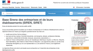 Répertoire SIRENE de l’INSEE : les données sur 10 millions d’établissements maintenant disponibles en open data