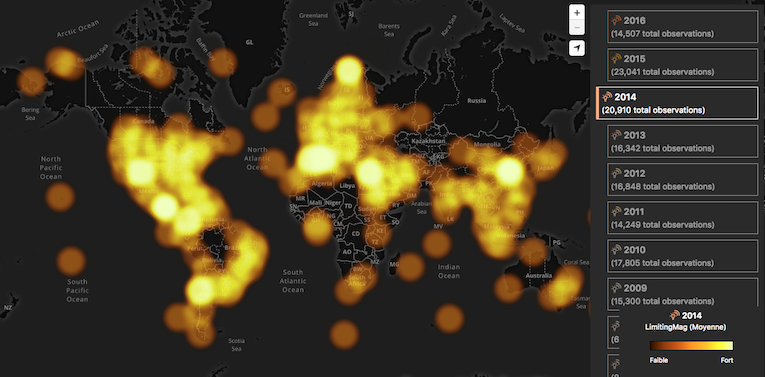 Visite guidée de Datastro, portail de données sur l’astronomie